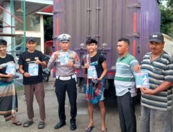 Ops Ketupat LK 2026, Satgas Preemtif Polres Kuansing Sosialisasikan Keselamatan Berlalu Lintas