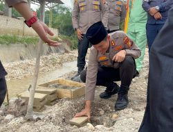 Kapolres Kuansing Hadiri Doa Bersama Pembangunan Jembatan Merah Putih di Desa Logas