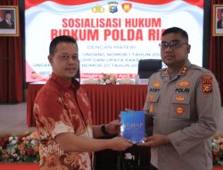 Kapolres Kampar Sambut Tim Bidkum Polda Riau, Gelar Sosialisasi Hukum KUHP dan KUHAP Terbaru