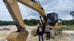 Tindak Lanjuti Keluhan Warga, Polsek Kuantan Mudik Cek Aktivitas Galian C di Gunung Toar