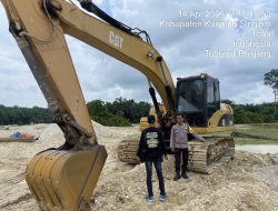 Tindak Lanjuti Keluhan Warga, Polsek Kuantan Mudik Cek Aktivitas Galian C di Gunung Toar