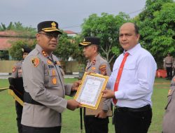 Berprestasi serta Berdedikasi Tinggi, 37 Anggota Terima Penghargaan dari Kapolres Kampar
