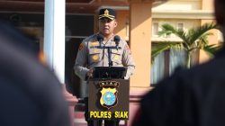 Gelar Apel Sabuk Kamtibmas, Polres Siak Perkuat Sinergitas Dengan Seluruh Elemen Masyarakat