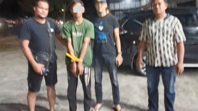 Sita Ranmor Curian, Polsek Pangkalan Kerinci Tangkap Pelaku Curanmor di Jalan Ananda