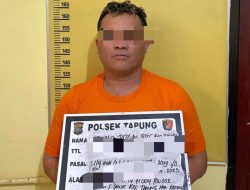 Sita Sabu 38,94 Gram, Polsek Tapung Tangkap Warga Tanjung Sawit
