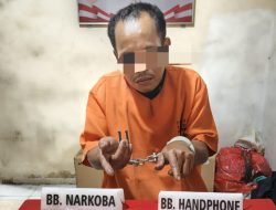 Sita Barang Bukti Sabu, Satresnarkoba Polres Kampar Tangkap Warga Pantai Cermin