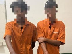 Polsek Tambang Tangkap 2 Pelaku Narkoba di Desa Parit Baru