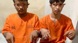 Sita 8 Paket Sabu, Satresnarkoba Polres Kampar Tangkap 2 Pengedar Narkoba di Desa Teratak Buluh 