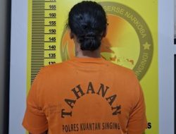 Tim Elang Kuantan Gagalkan Upaya Kabur Pengedar Sabu, 8 Paket Narkotika Diamankan