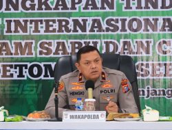 Wakapolda Riau Pimpin Konferensi Pers Pengungkapan 27 Kg Sabu Jaringan Internasional di Polres Meranti