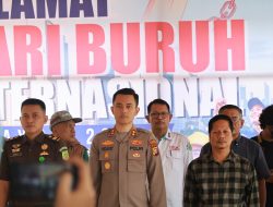 May Day 2026 di Kuansing Berlangsung Kondusif, Kapolres Tegaskan Komitmen Kawal Aspirasi Buruh