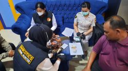 Perang dan Deteksi Dini Penyalahgunaan Narkoba, Polres Dumai Laksanakan Test Urine Personil Dishub