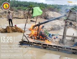 Tim Gabungan Polres Kuansing dan Polsek Benai Tindak Tegas Dugaan Aktivitas PETI di Muara Langsat