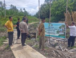 Polres Pelalawan Gelar Doa Bersama Pembangunan Jembatan Merah Putih Presisi Tahap II di Sungai Emas