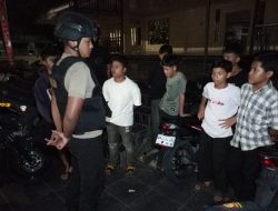 Himbau Warga Jaga Kamtibmas, Tim Raga Polres Kampar Laksanakan Patroli Malam 