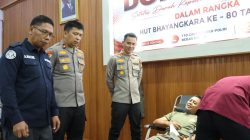 Polres Kuansing Gelar Donor Darah dan Bakti Sosial, Kapolres: Setetes Darah Mengalirkan Harapan Bagi Sesama