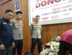 Polres Kuansing Gelar Donor Darah dan Bakti Sosial, Kapolres: Setetes Darah Mengalirkan Harapan Bagi Sesama