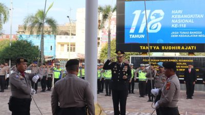 AKBP Angga Febrian Herlambang SIK SH Pimpin Upacara Hari Kebangkitan Nasional ke-118 di Mapolres Dumai