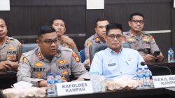 Polres Kampar Rakor Siapkan Apel Akbar Karhutla