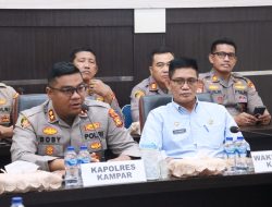 Polres Kampar Rakor Siapkan Apel Akbar Karhutla