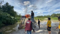 Polsek Singingi Tertibkan 3 Rakit PETI di Desa Kebun Lado