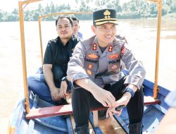 Kapolres Kuansing Pimpin Program Jalur Jelajah Riau untuk Rakyat di Desa Kampung Tengah