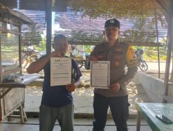 Polsek Bangko Pusako Intensifkan Patroli Karhutla dan Sosialisasikan Maklumat Kapolda Riau