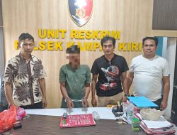 Ungkap Kasus Narkotika di Sungai Liti, Polsek Kampar Kiri Amankan 1 Tersangka dan 10,91 Gram Sabu
