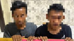 Polsek Sabak Auh Amankan 2 Pelaku Peredaran Gelap Narkoba