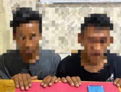 Polsek Sabak Auh Amankan 2 Pelaku Peredaran Gelap Narkoba