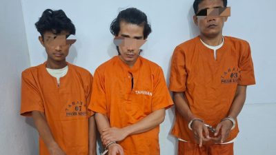 Polsek Kampar Tangkap 3 Pelaku Narkoba di Batu Belah, Sita 7,39 Gram Sabu