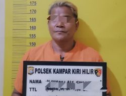Polsek Kampar Kiri Hilir Tangkap Pelaku Pembacokan Adik Kandung, Begini Kronologisnya