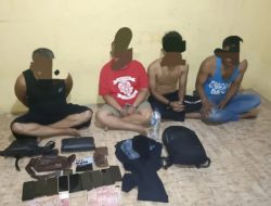 Modus Jual Batu Merah Delima, 4 Orang Penipu Ditangkap Satreskrim Polres Siak