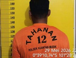 Polsek Kuantan Mudik Ungkap Kasus PETI di Desa Pantai, 1 Tersangka Diamankan