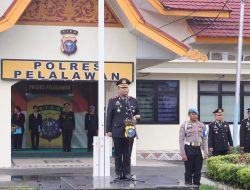 Bacakan Pidato Kepala BPIP, Kapolres Pelalawan Pimpin Upacara Hari Kelahiran Pancasila 2026