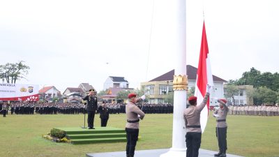 Pimpin Upacara Hari Lahir Pancasila, Wakapolda Riau Bacakan Amanat Kepala BPIP RI