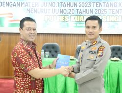 Polres Kuansing Tingkatkan Profesionalisme Personel Lewat Sosialisasi KUHP dan KUHAP Baru