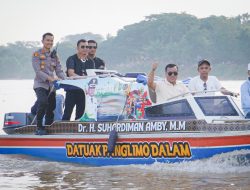 Kapolres Kuansing Hadiri Final Festival Pacu Jalur Event Kebudayaan Rayon I Kecamatan Inuman Tahun 2026