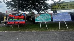 Berhasil Ungkap Kasus Pencurian Hiolo, Polres Rohil Terima Puluhan Karangan Bunga Apresiasi Dari Masyarakat Tionghoa