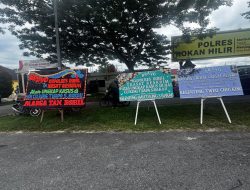 Berhasil Ungkap Kasus Pencurian Hiolo, Polres Rohil Terima Puluhan Karangan Bunga Apresiasi Dari Masyarakat Tionghoa