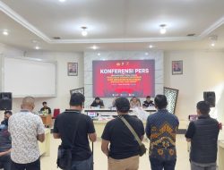 Polres Pelalawan Gelar Konferensi Pers Kasus Perampokan Sadis Disertai Kekerasan di Desa Kiyap Jaya