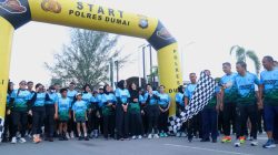 Polres Dumai Gelar Fun Run Road to RBR 2026, Semarakkan HUT Bhayangkara ke-80