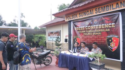 Polsek Sungai Sembilan Rilis Pengungkapan Kasus Pembunuhan, Pelaku Berhasil Ditangkap