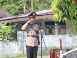 Kapolres Kuansing Pimpin Upacara Tabur Bunga Hari Bhayangkara ke-80, Kenang Jasa Para Pahlawan