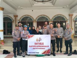 Sambut HUT Bhayangkara ke 80, Polsek Bangko Pusako Gelar Bakti Religi di Masjid Al-Hasanah 