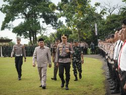 Kapolres Kuansing Pimpin Apel Gelar Pasukan Pengamanan MTQ XLIV Provinsi Riau dan Pacu Jalur Rayon II Tahun 2026