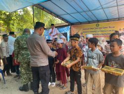 Sambut Hari Bhayangkara ke-80, Polsek Bangko Pusako dan FSMM Gelar Santunan Anak Yatim Piatu dan Sunatan Massal
