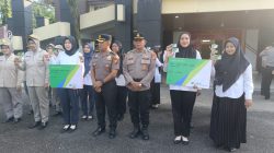 Kapolres Kuansing Serahkan Simbolis Kartu BPJS Ketenagakerjaan kepada PPPK dan PHL