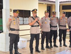 Polres Rohil Gelar Apel Kesiapan Pengamanan Event Nasional Bakar Tongkang 2026