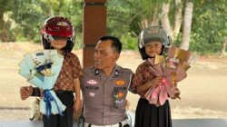 Polres Kuansing Tanamkan Budaya Tertib Berlalu Lintas Sejak Dini Melalui Kegiatan Polsanak